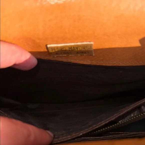 Vintage Pedro Mayorga Ostrich Satchel (like Hermes Kelly Bag or Sac à Dépêches) - Picture 15 of 17